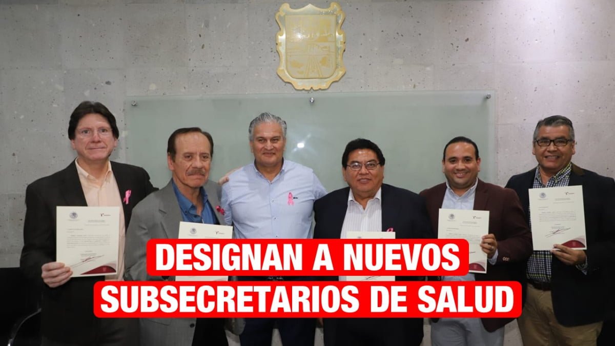 Designan a subsecretarios de Salud