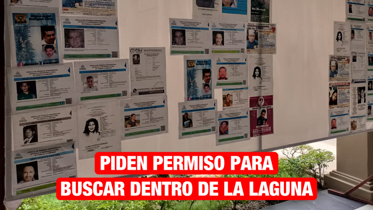 Madres de desaparecidos quieren «peinar» laguna de Champayán