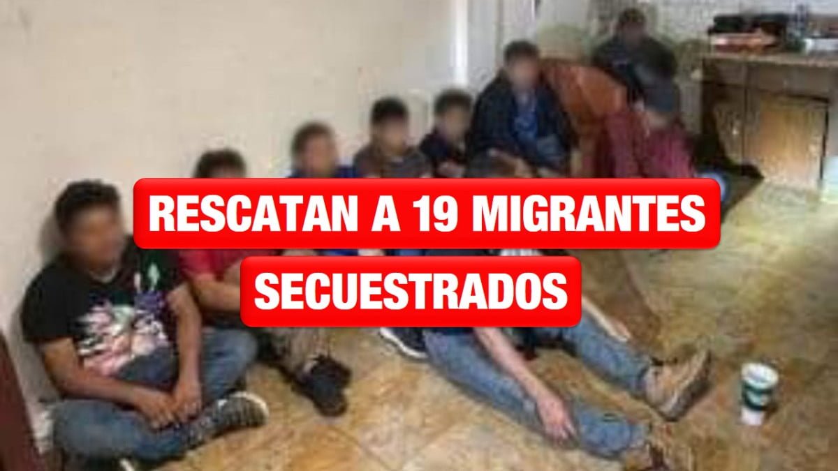 Rescatan a 19 migrantes secuestrados en Reynosa