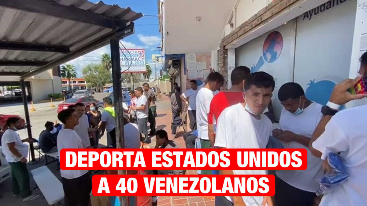 Deporta Estados Unidos a 40 venezolanos tras entrar en vigor nueva ley migratoria