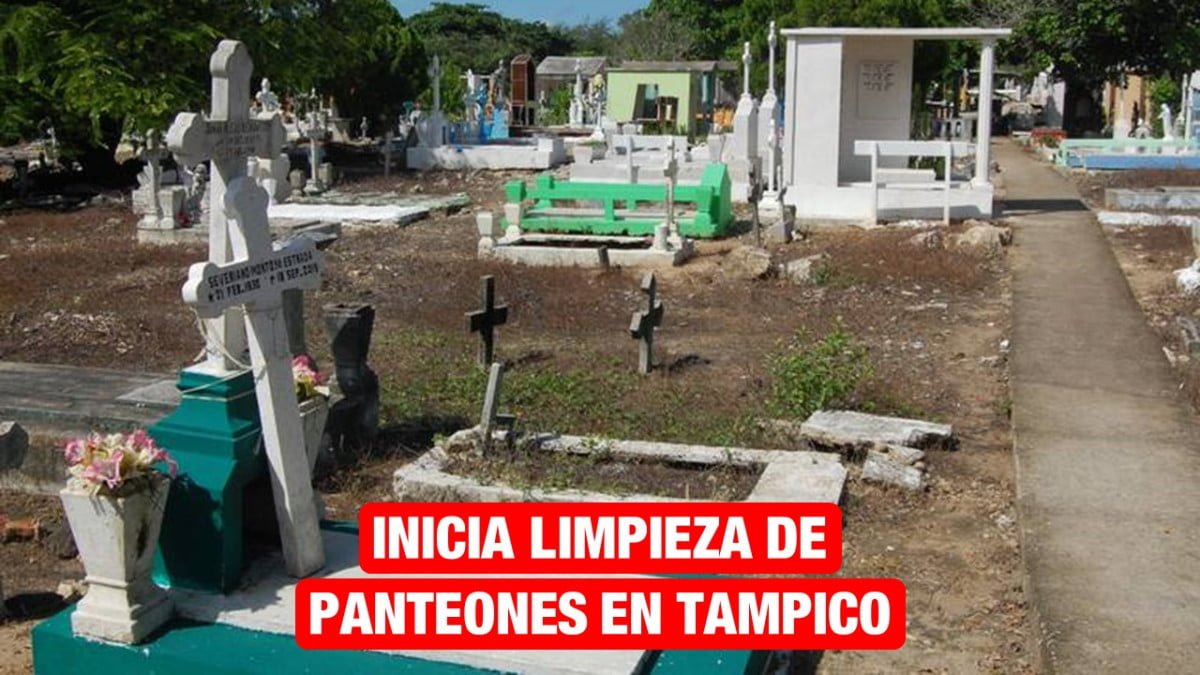Inicia limpieza de cementerios en Tampico