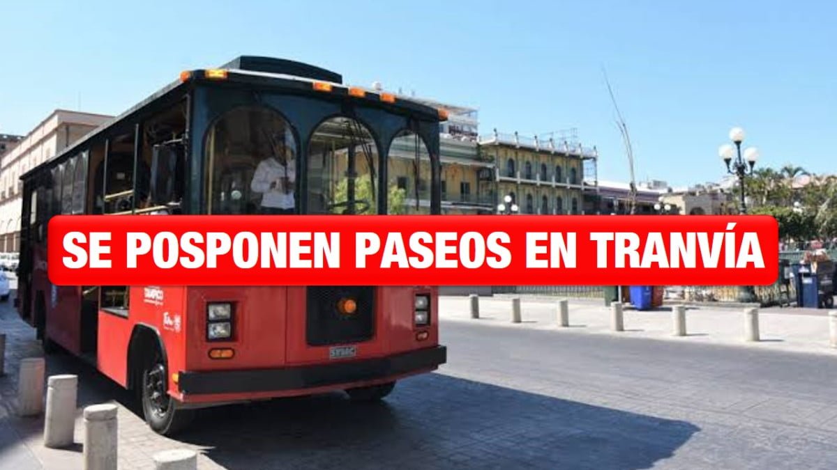 Paseos en tranvía se posponen hasta diciembre; están siendo rehabilitados