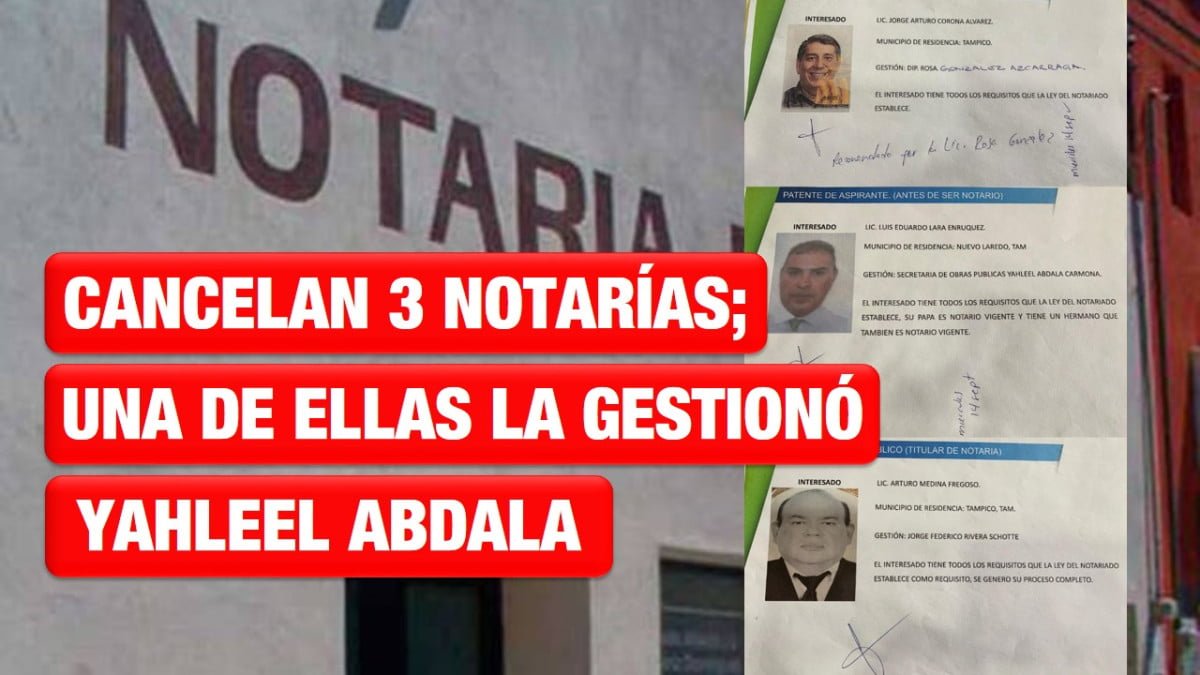 Cancela gobierno otras 3 notarías; una de ellas la gestionó Yahleel Abdala
