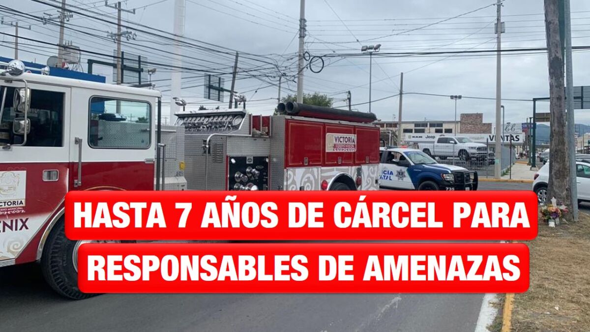 Hasta 7 años de prisión para responsables de amenazas a edificios públicos