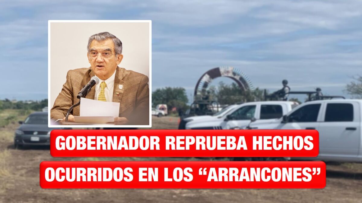 Gobernador reprueba hechos violentos ocurridos en los «arrancones» en Victoria