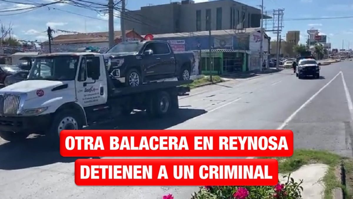 Otra balacera en Reynosa deja un sujeto detenido y camioneta asegurada
