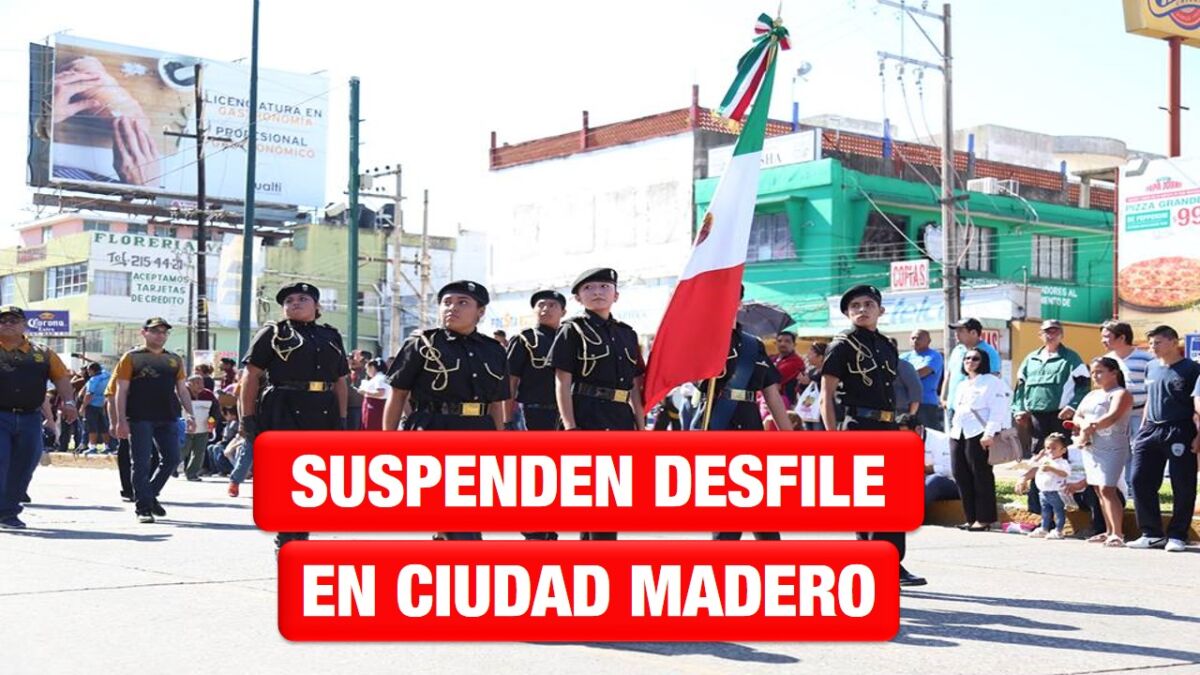 Por inclemencias del tiempo, suspenderán desfile del 20 de Noviembre en Ciudad Madero
