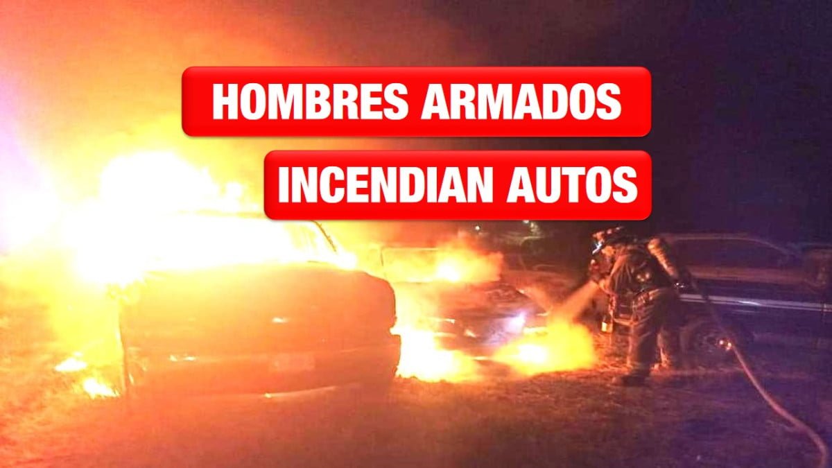 Hombres armados incendian vehículos en 5 municipios de Guanajuato