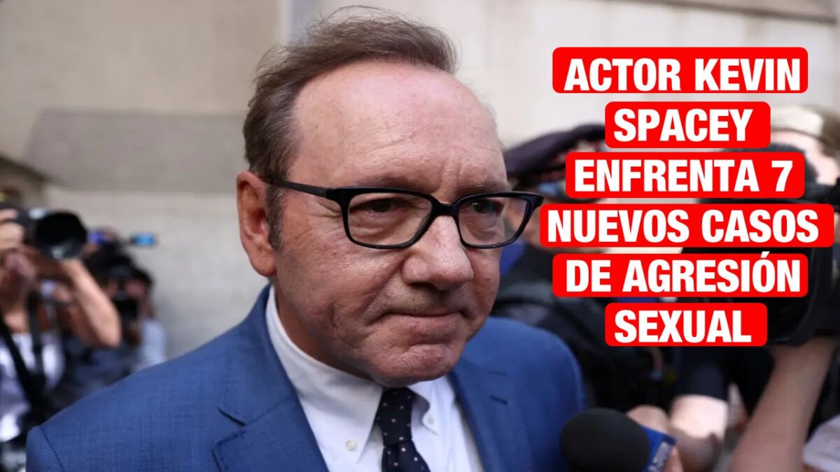 El actor Kevin Spacey enfrenta 7 nuevos cargos de agresión sexual en Reino Unido