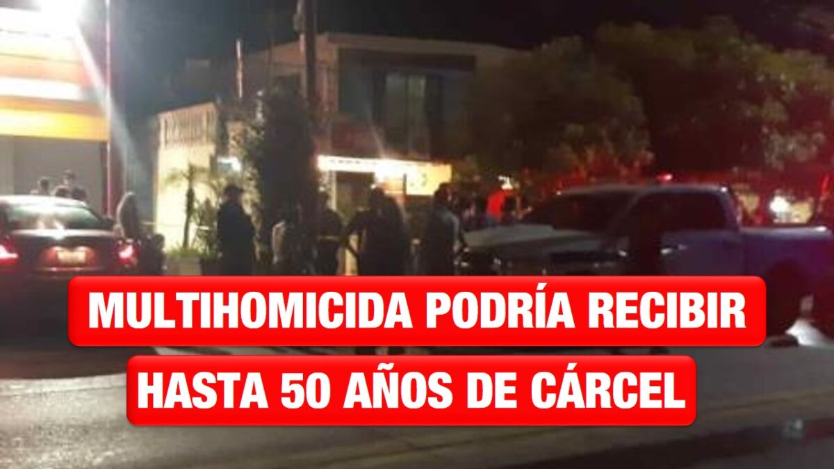 Multihomicida de la Tamaulipas actuó solo; podría recibir hasta 50 años de prisión