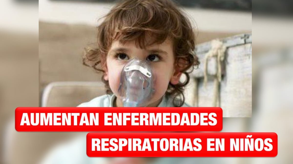 Cambios de clima detonan problemas respiratorios en niños
