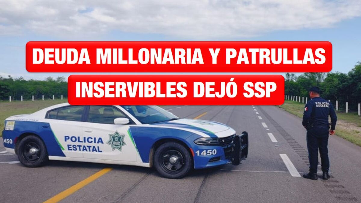 Cuatro helicópteros descompuestos, una deuda millonaria y patrullas inservibles dejó anterior administración en SSP