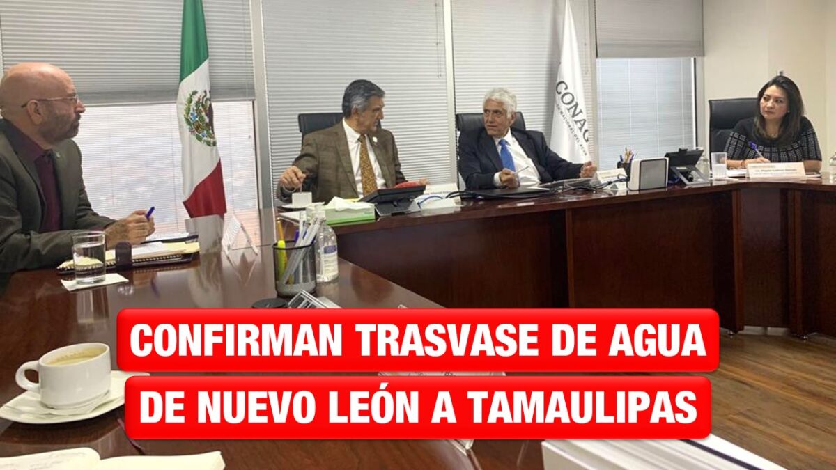 Sí habrá trasvase de agua de Nuevo León a Tamaulipas, anuncia Américo Villarreal