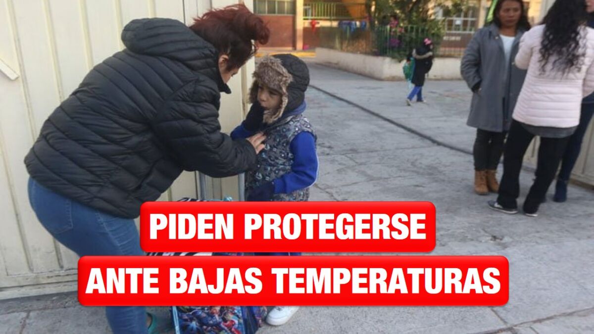 Exhorta Secretaría de Salud a protegerse ante bajas temperaturas