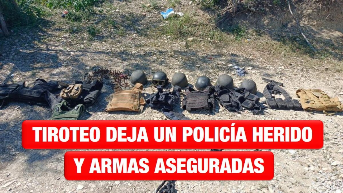 Tiroteo en San Carlos deja un policía herido y armas aseguradas