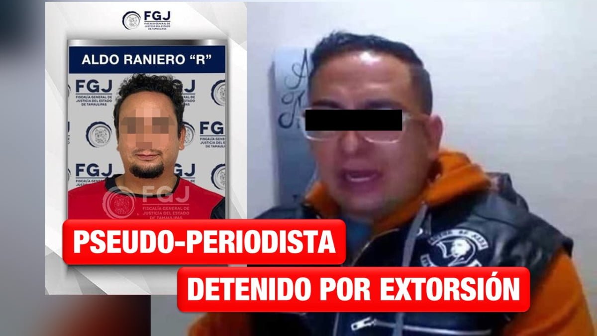 Detienen a pseudo-periodista por extorsión