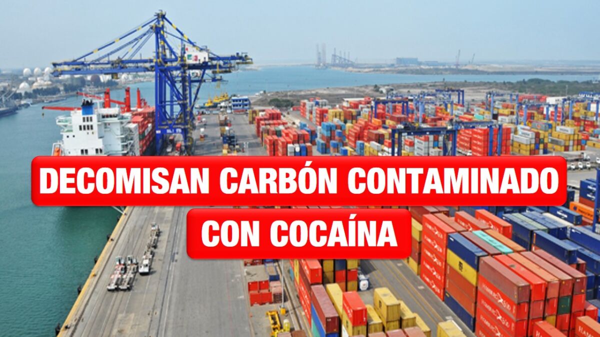 Decomisan carbón contaminado con cocaína en Altamira