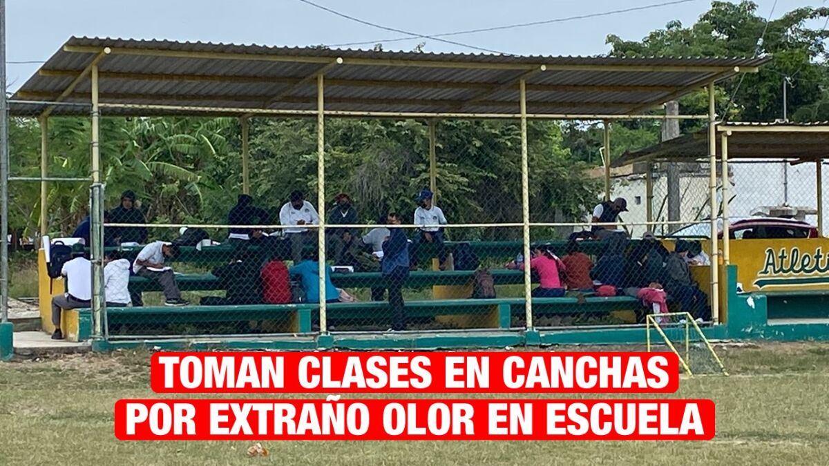 Autoridades investigan extraño olor que emana de escuela rural