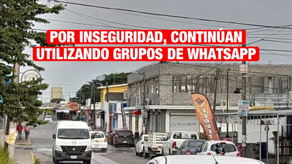 Ante inseguridad, ciudadanos siguen utilizando grupos vecinales de WhatsApp