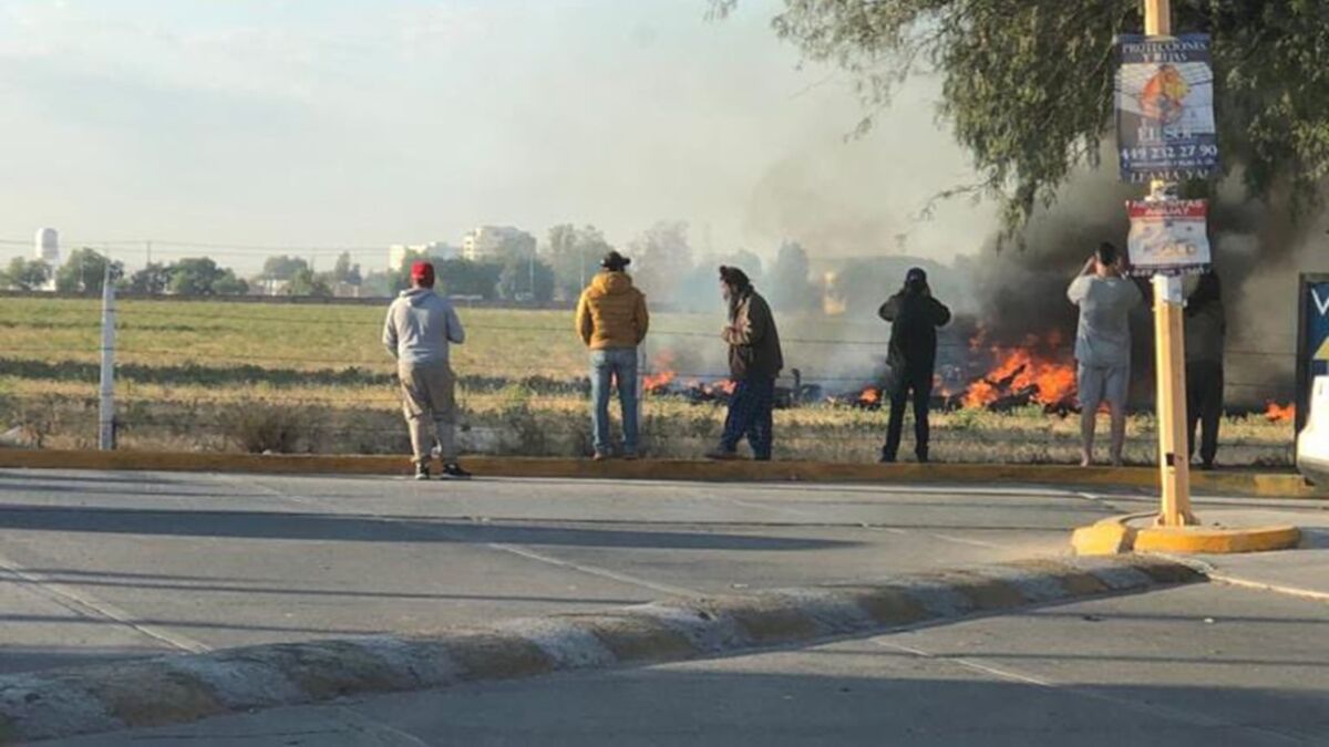 Se desploma helicóptero de Seguridad Pública en Aguascalientes