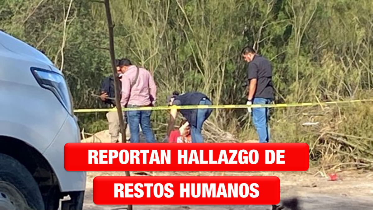 Encuentran restos humanos en colonia de Reynosa