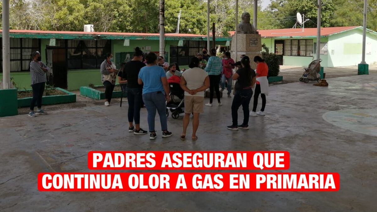 Padres no permitirán que sus hijos regresen a las aulas por olor a gas en primaria