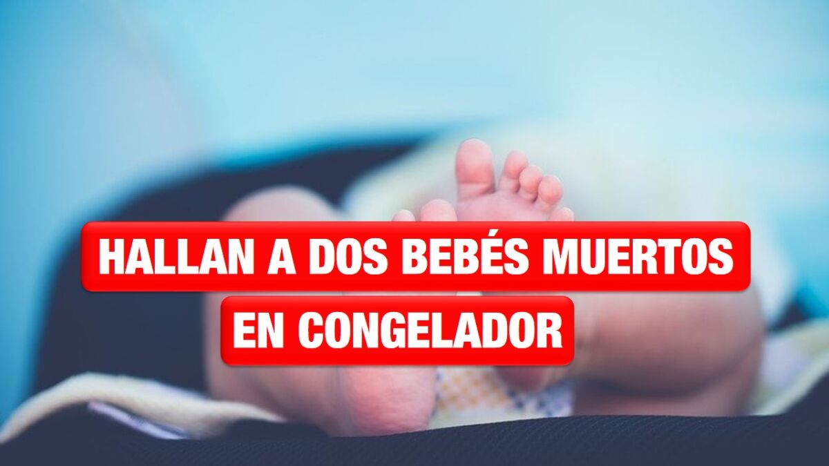 Hallan a dos bebés muertos dentro de un congelador