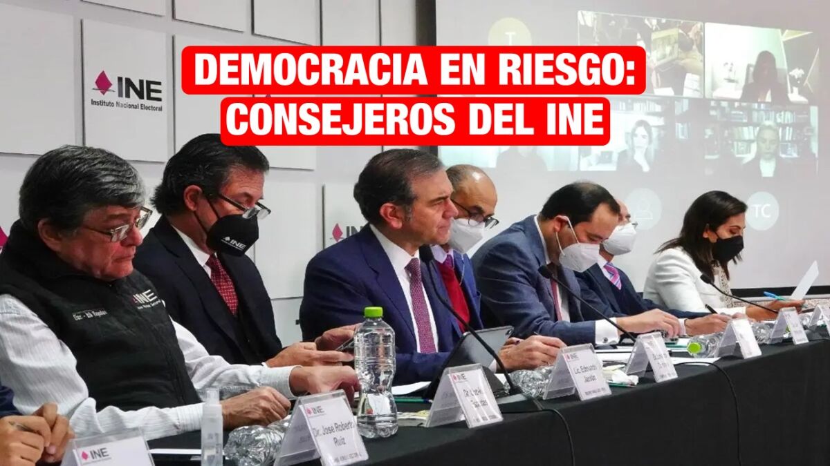 La democracia está en crisis: consejeros del INE