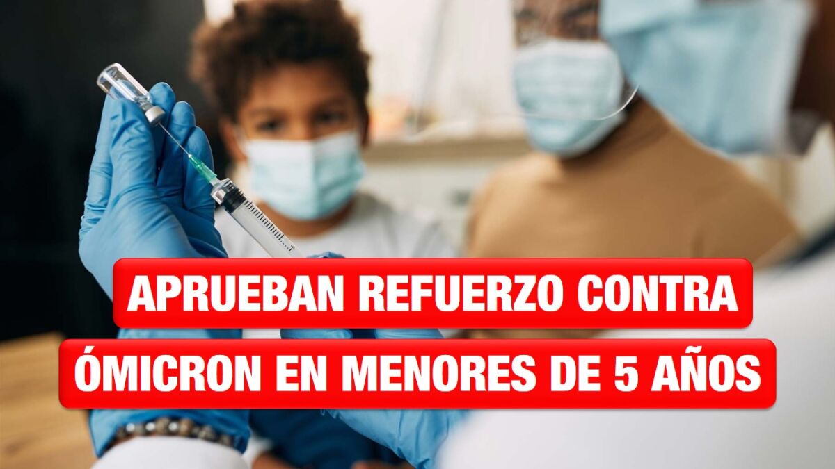 EUA aprueba vacuna de refuerzo contra ómicron para menores de cinco años