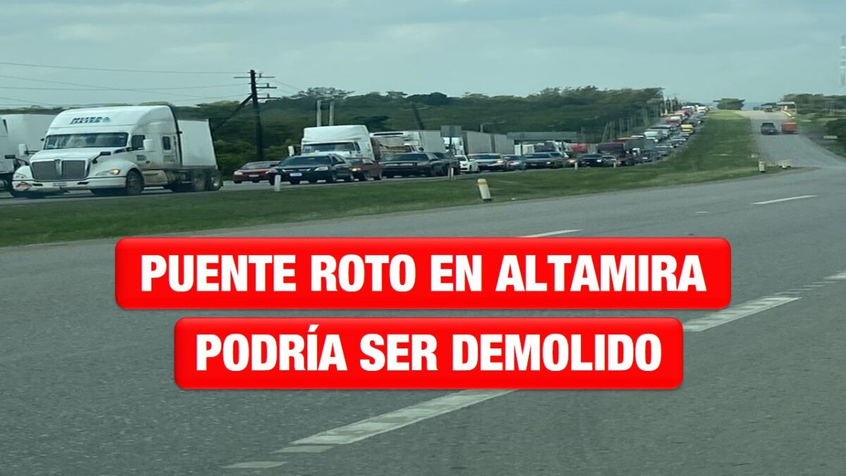 Puente Roto podría ser demolido; obras de rehabilitación generan caos vial