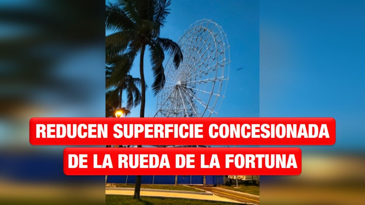 Ayuntamiento reduce superficie concesionada a empresarios de la rueda de la fortuna