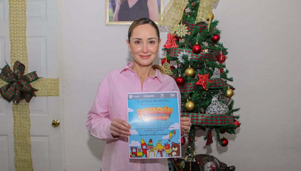 Invita DIF Madero a la recolecta de juguetes para el Día de Reyes