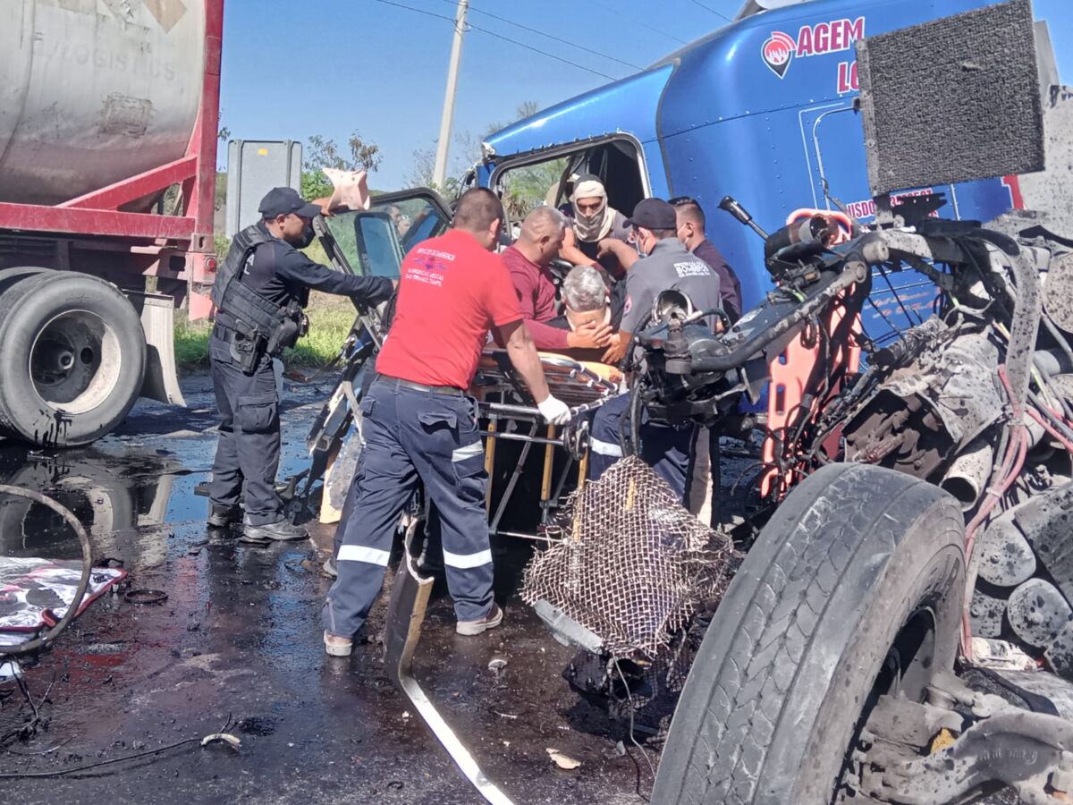 Choque múltiple en San Fernando