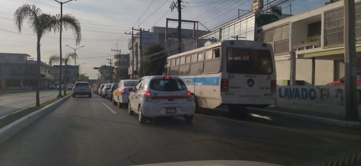 Transporte Público opera de forma normal en la zona sur