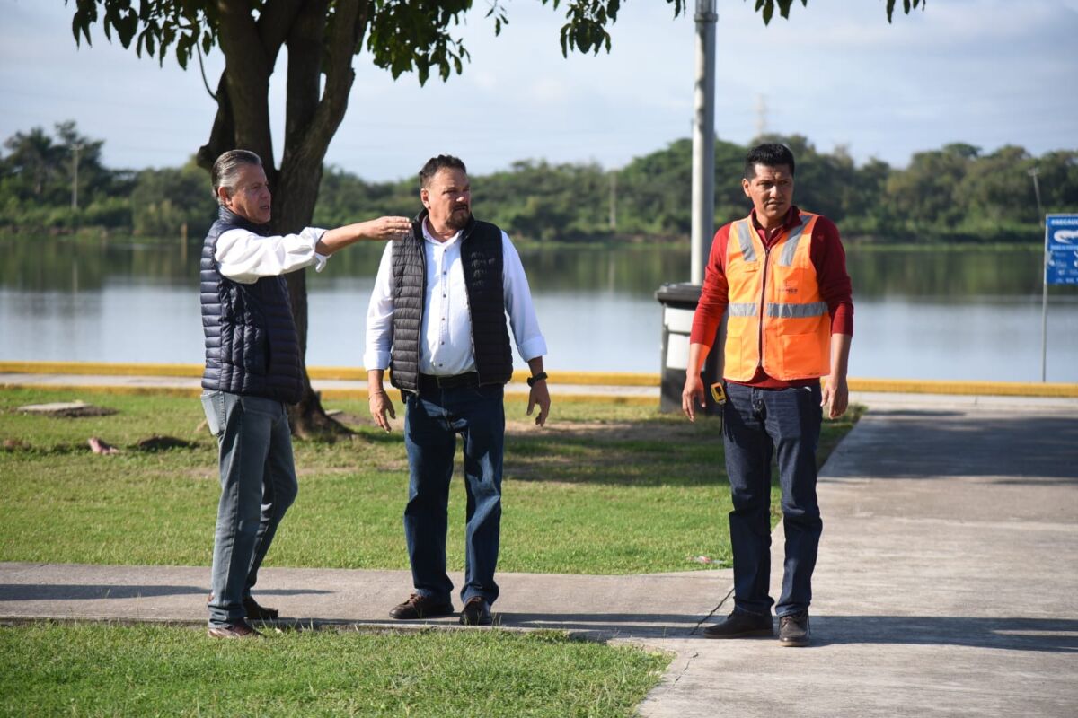 Supervisa Chucho Nader Modernización del Parque Chairel