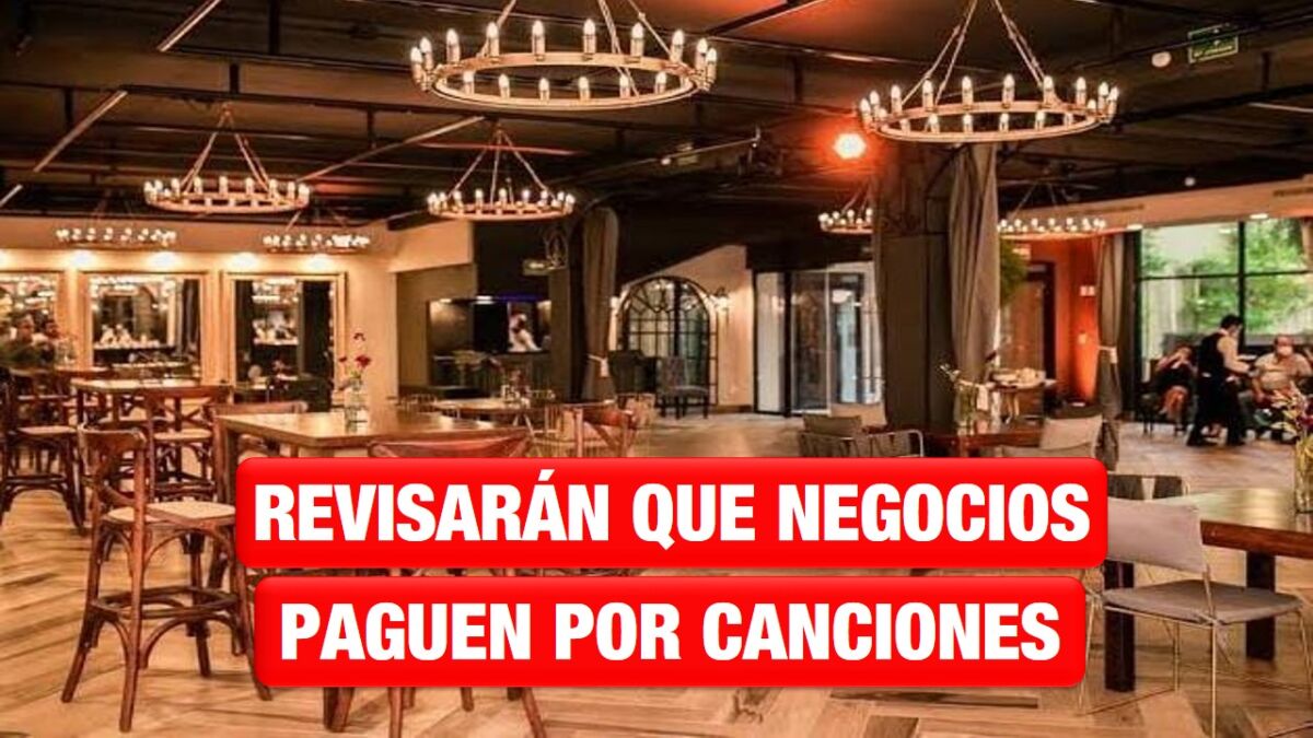 Sociedad de Autores y Compositores hará operativos para verificar que negocios paguen sus cuotas