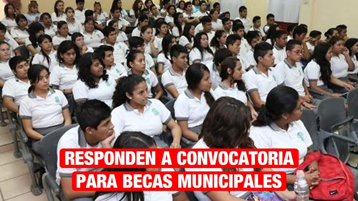 Responden estudiantes a convocatoria para becas municipales