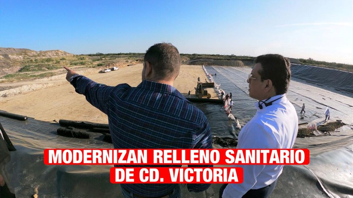 Moderniza Lalo Gattás relleno sanitario para Victoria