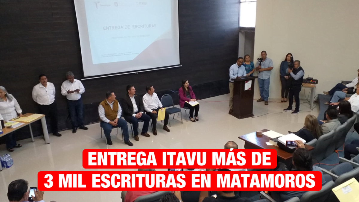 Entregan 190 escrituras de propiedad a matamorenses