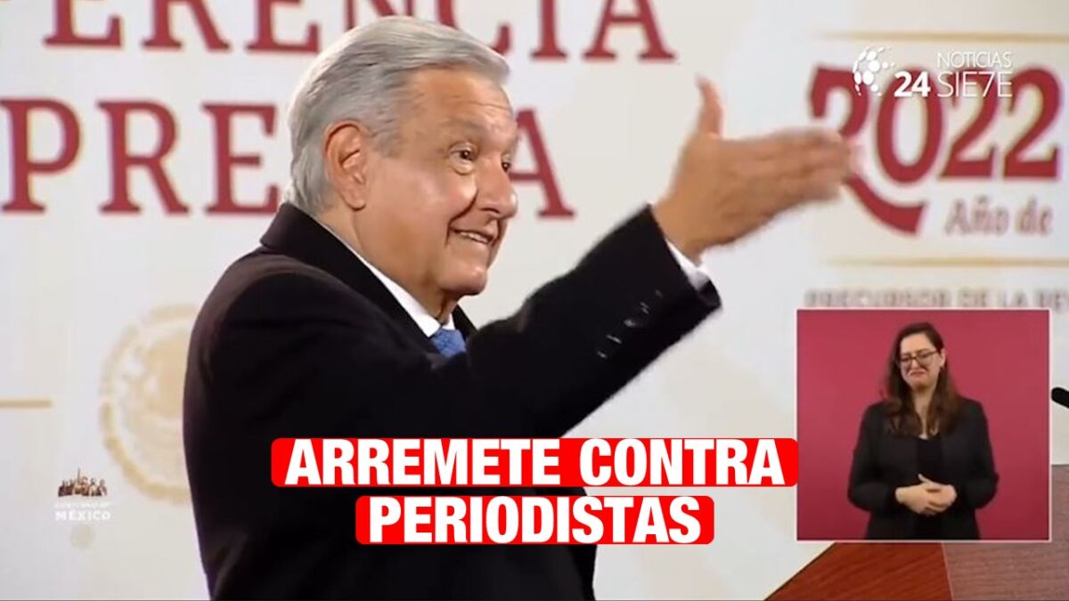 “Son voceros del conservadurismo”: AMLO arremete contra periodistas