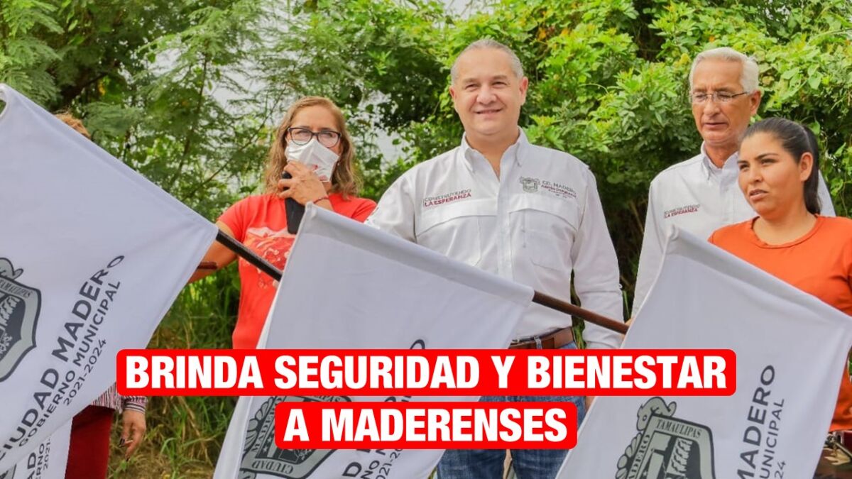 Cd. Madero brinda seguridad y bienestar a las familias maderenses