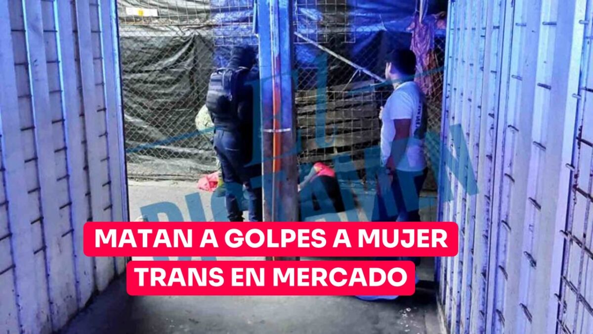 Asesinan a golpes a mujer trans en mercado