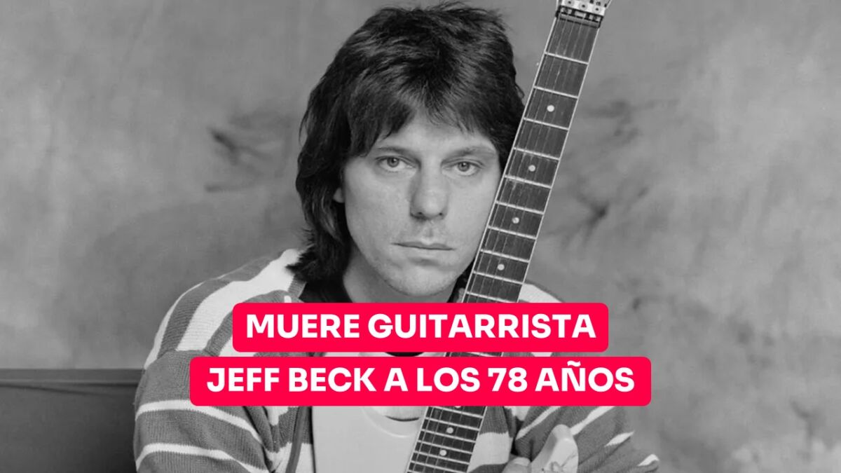 Fallece el guitarrista Jeff Beck a los 78 años