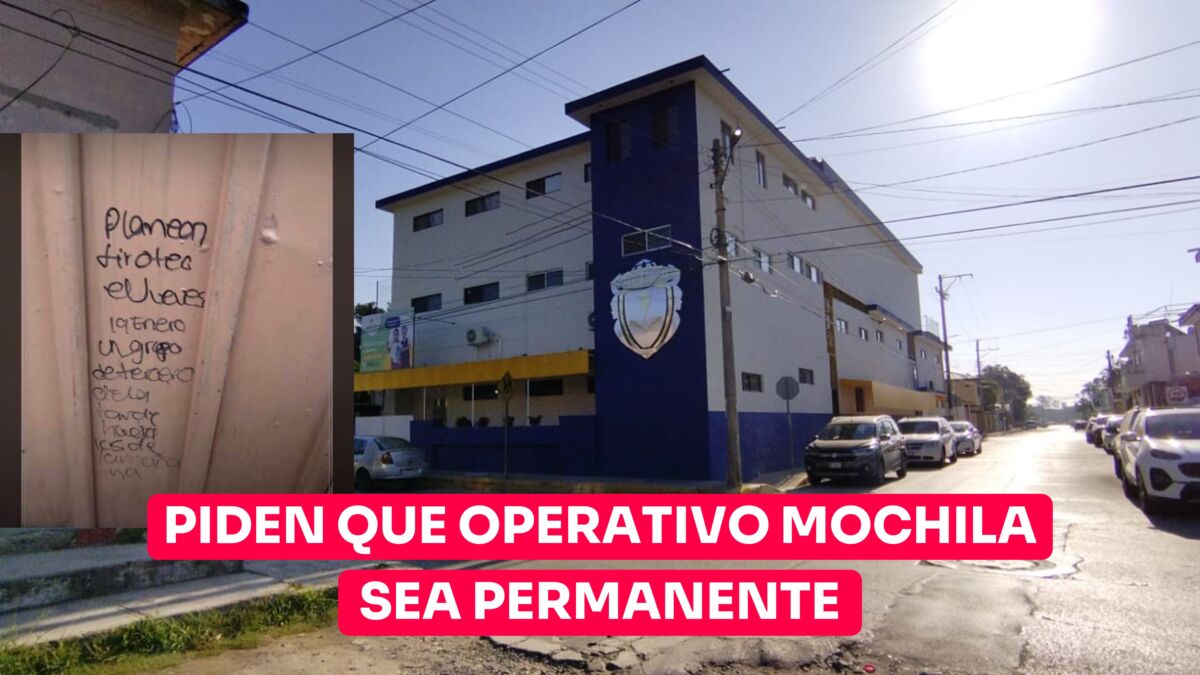 Necesario que operativo mochila sea permanente en escuelas de la zona sur.