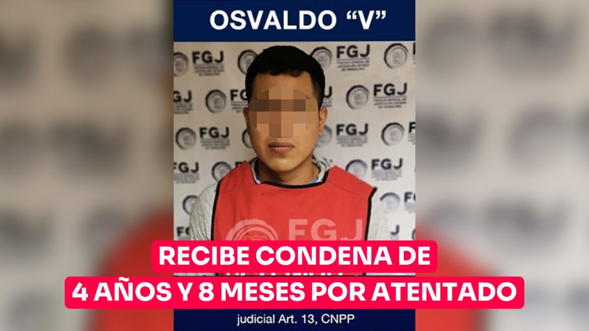 Recibe condena de 4 años y 8 meses por atentar contra la seguridad de la comunidad