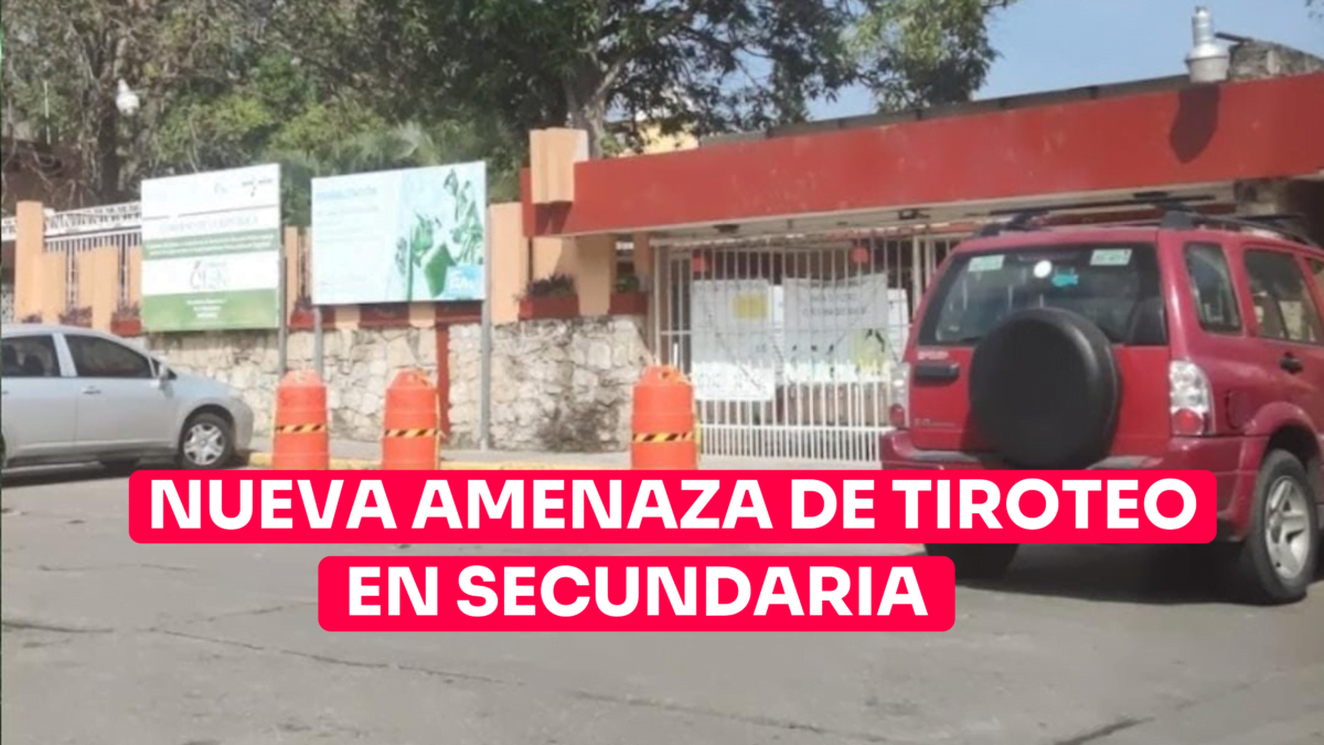 Nueva amenaza de tiroteo en escuela de la zona sur; ahora fue en la secundaria 20 de Noviembre de Cd. Madero