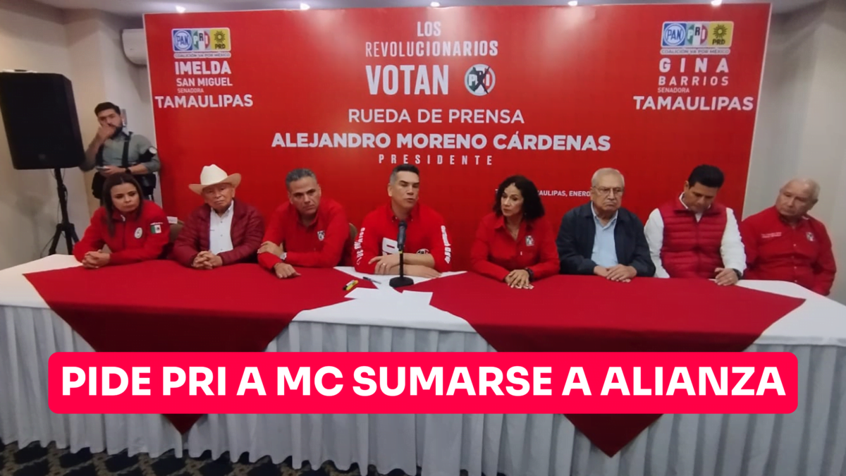 Pide PRI a MC sumarse a la alianza