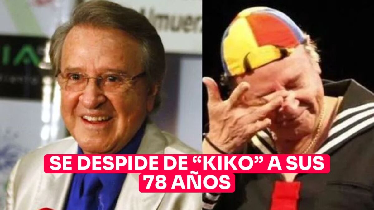 Carlos Villagrán se despide de “Kiko” tras interpretarlo por 50 años