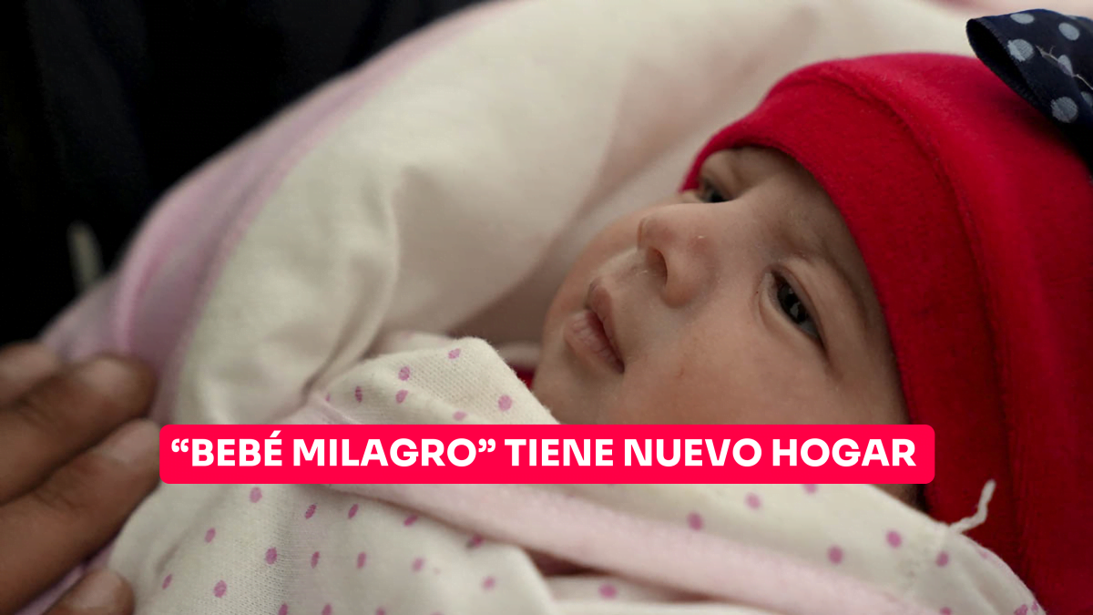 «Bebé milagro» tiene nuevo hogar