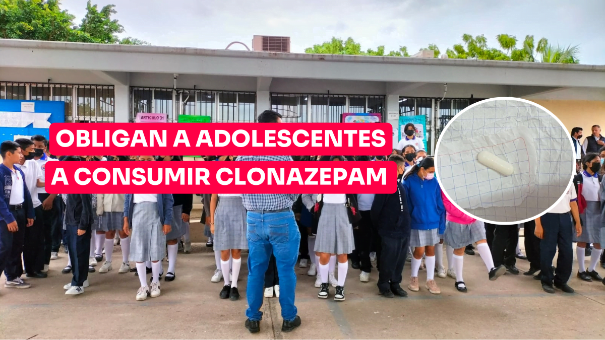 Obligan a adolescentes a consumir clonazepam